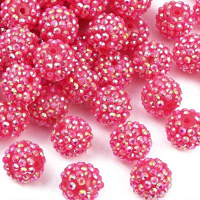 AB-Color Resin Rhinestone Beads RESI-S315-14x16-09-1