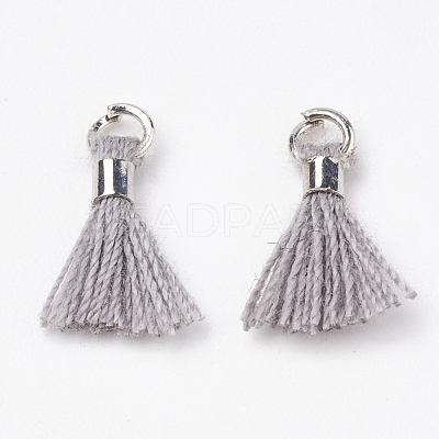 Polycotton(Polyester Cotton) Tassel Pendant Decorations FIND-S275-02P-1