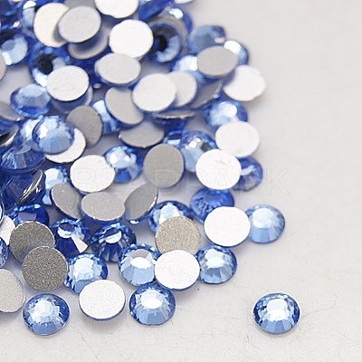 Glass Flat Back Rhinestone RGLA-C002-SS30-206-1