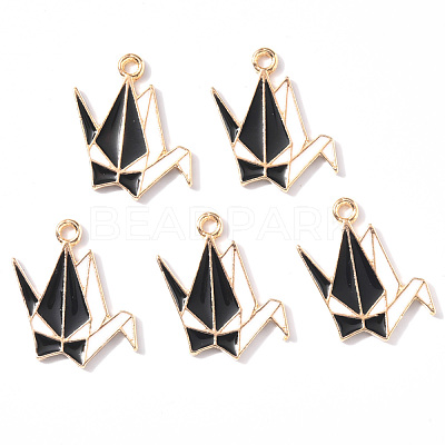 Alloy Enamel Pendants ENAM-R058-02C-1