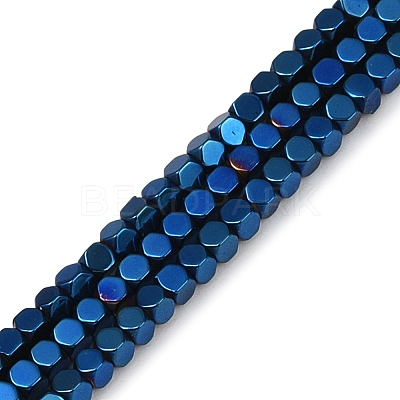 Electroplate Non-magnetic Synthetic Hematite Beads Strands G-I175-09H-1