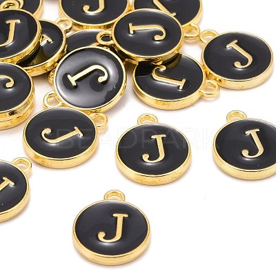Golden Plated Alloy Charms X-ENAM-S118-02J-1