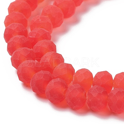 Transparent Glass Beads Strands X1-EGLA-A034-T8mm-MD01-1