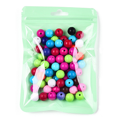 Macaron Color Plastic Yin-yang Resealable Bags OPP-N001-01B-04-1