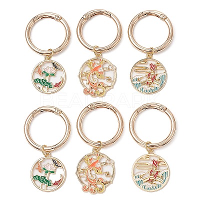 Alloy Enamel Shoe Charms HJEW-JM01094-1