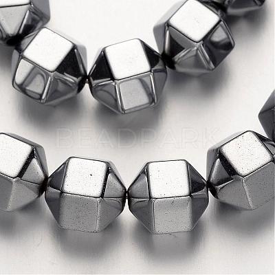 Electroplate Non-magnetic Synthetic Hematite Bead Strands G-F300-29A-01-1