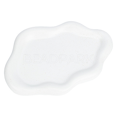 Cloud Shape Handmade Porcelain Desktop Storage Tray AJEW-WH0413-38B-1
