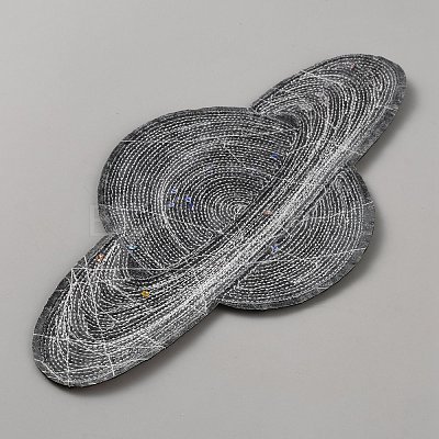Computerized Embroidery Cloth Self Adhesive Patches PATC-WH0002-038B-1