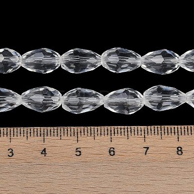 Transparent Glass Beads Strands EGLA-N013-T6mm-D01-1