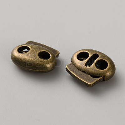 Zinc Alloy Smooth Buckles AJEW-WH0435-14AB-1