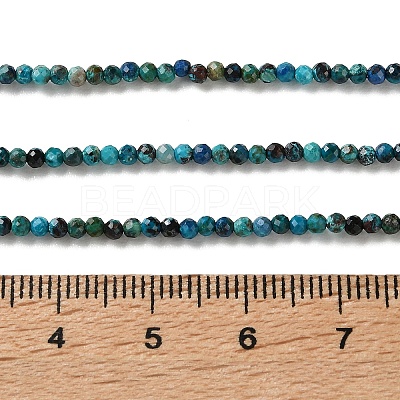 Natural Chrysocolla Beads Strands G-Z150-A05-2mm-A-1