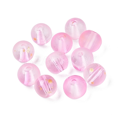 Frosted Baking Paint Glass Beads X1-DGLA-N005-8mm-03-1