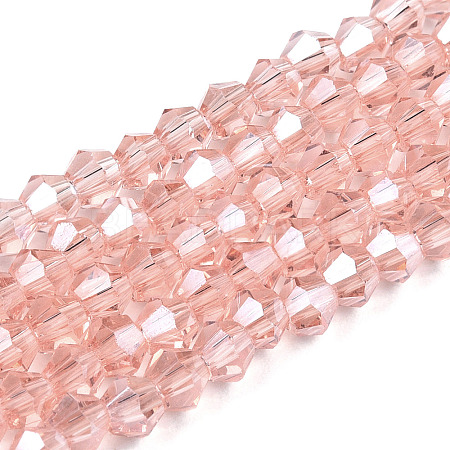 Transparent Glass Beads Strands EGLA-A039-T4mm-D15-1