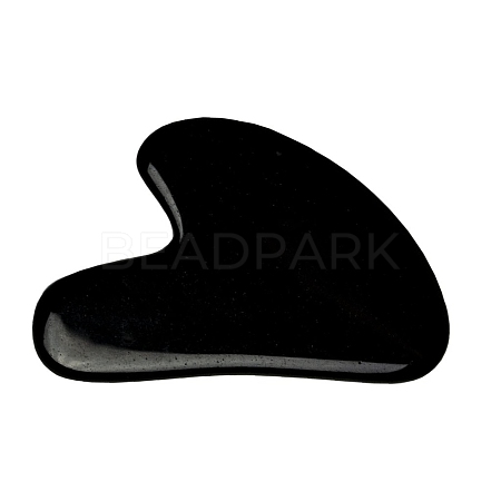 Natural Black Obsidian Gua Sha Boards LS-G-J306-03C-1