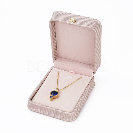 PU Leather Pendant Gift Boxes LBOX-L006-B-01-1