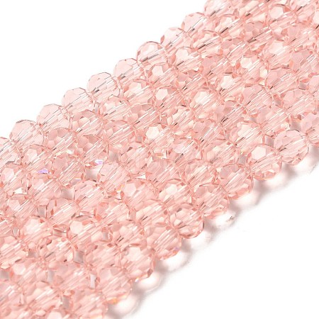 Transparent Glass Beads EGLA-A035-T8mm-D20-1