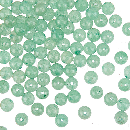 Natural Green Aventurine Beads Strands G-OC0001-64-6mm-1