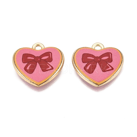Valentine's Day Printed Alloy Pendants PALLOY-SZC0008-15D-1