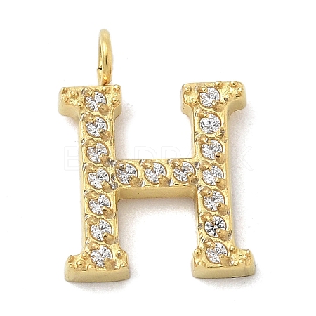 Ion Plating(IP) 304 Stainless Steel Micro Pave Cubic Zirconia Pendants STAS-Z107-03G-08-1