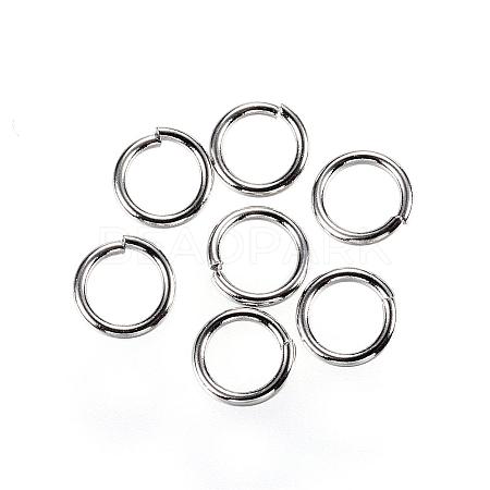 304 Stainless Steel Jump Rings STAS-D448-099P-6mm-1