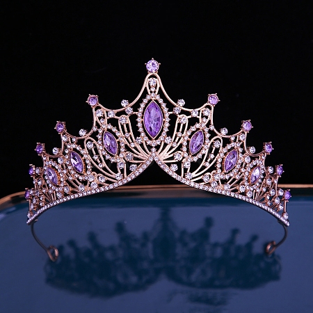 Alloy Rhinestone Hair Bands PW-WG34A4C-06-1