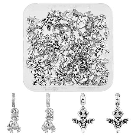 SUPERFINDINGS 32Pcs 2 Styles Alloy European Dangle Charms FIND-FH0007-61-1