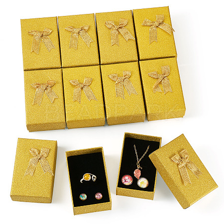 Cardboard Glitter Powder Jewelry Set Packaging Boxes CON-TAC0008-08B-1