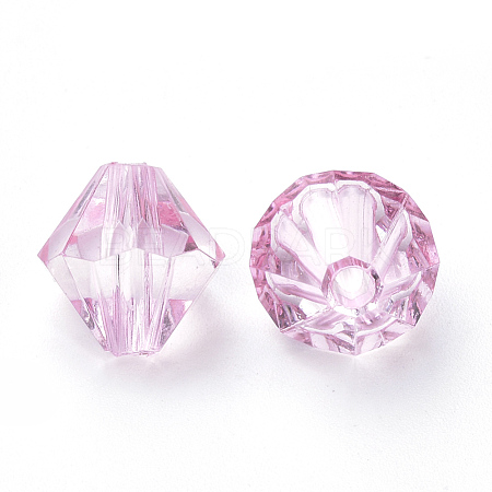 Transparent Acrylic Beads TACR-S146-10mm-02-1