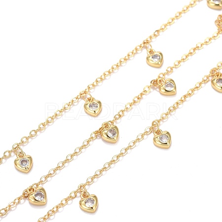 3.28 Feet Handmade Brass Cable Chains X-CHC-I036-24G-1