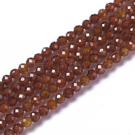 Cubic Zirconia Beads Strands G-F596-48H-2mm-1