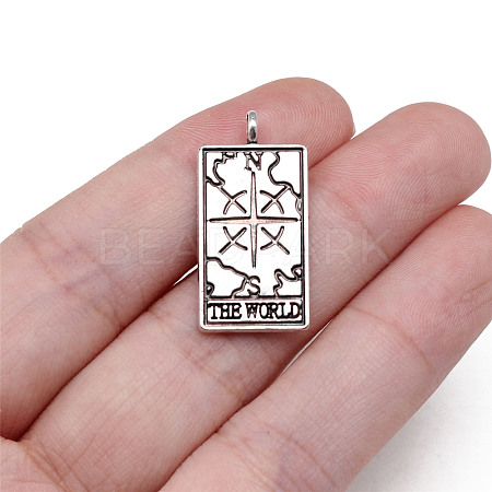 Tibetan Style Alloy Pendants TARO-PW0001-01D-1