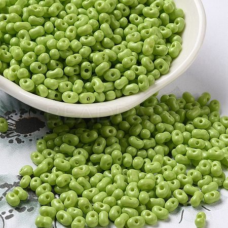Baking Paint Glass Seed Beads SEED-K009-01B-15-1