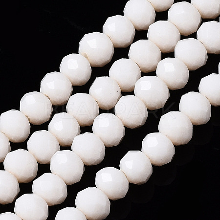 Opaque Solid Color Glass Beads Strands X1-EGLA-A034-P4mm-D17-1