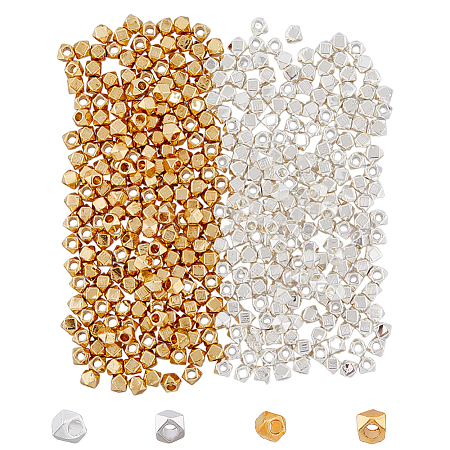 400Pcs 2 Colors Alloy Beads FIND-HY0002-75-1