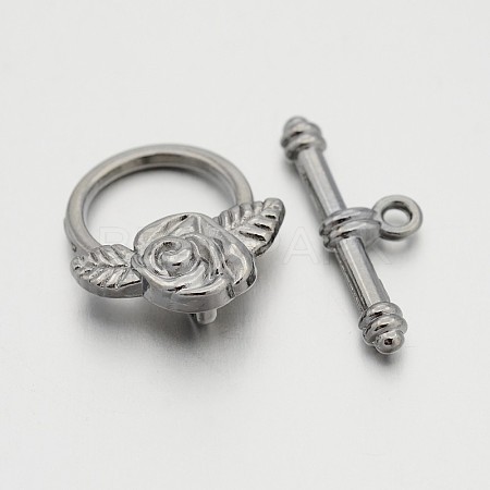 Tibetan Style Alloy Toggle Clasps X-K090B051-1