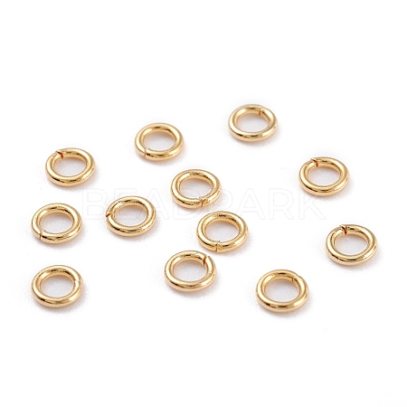 304 Stainless Steel Open Jump Rings STAS-R060-5x0.7-1