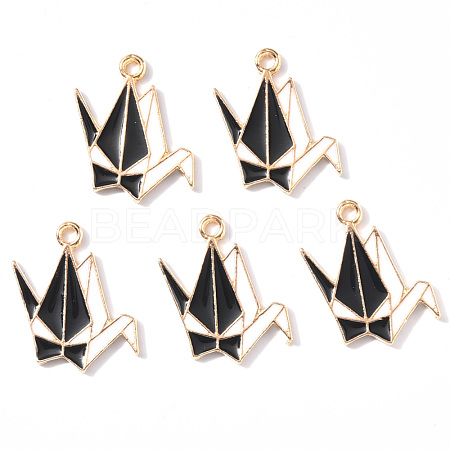 Alloy Enamel Pendants ENAM-R058-02C-1