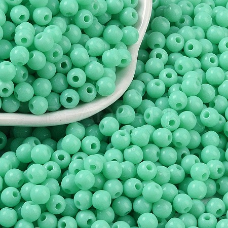 Opaque Acrylic Beads SACR-A007-01C-23-1