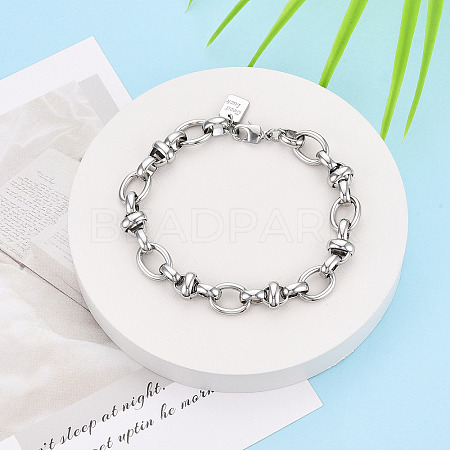 Brass Chain Bracelets LS-BJEW-N032-06P-1
