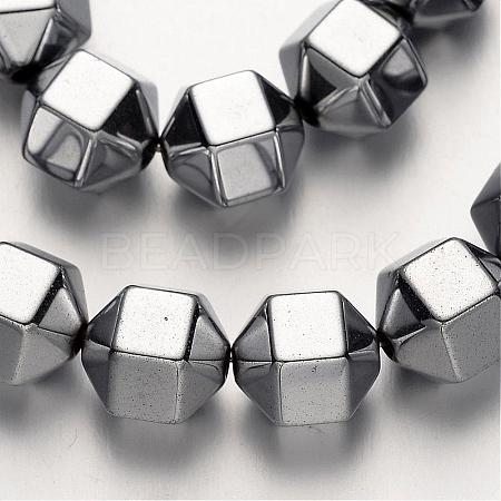 Electroplate Non-magnetic Synthetic Hematite Bead Strands G-F300-29A-01-1