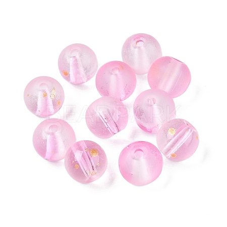 Frosted Baking Paint Glass Beads X1-DGLA-N005-8mm-03-1