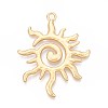 Rack Plating Alloy Big Pendants PALLOY-N179-04MG-1