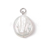 Natural Keshi Pearl Pendants PALLOY-JF04189-01-1
