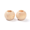 (Defective Closeout Sale)Wooden Beads WOOD-XCP0001-21-2