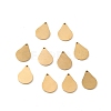 Ion Plating(IP) 304 Stainless Steel Pendants STAS-F271-05B-G-1