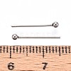 304 Stainless Steel Head Pins STAS-T065-15mm-20P-3