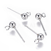 Non-Tarnish 304 Stainless Steel Ear Stud Components STAS-I120-16B-P-1