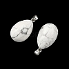 Natural Howlite Pendants GG-K002-08A-28-2