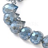 Electroplate Glass Beads Strands EGLA-D030-17L-3