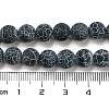 Natural Weathered Agate/Crackle Agate Beads Strands X-G-SR8MM-63-3